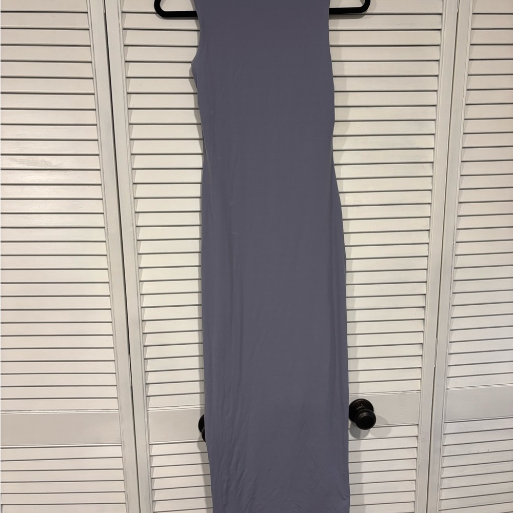 SKIMS Sleeveless blue Maxi Dress